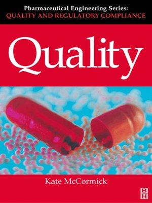 cover image of Quality (Pharmaceutical Engineering Series)